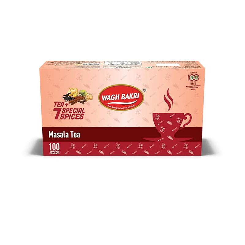 Wagh Bakri Masala Chai 100 Tea Bags