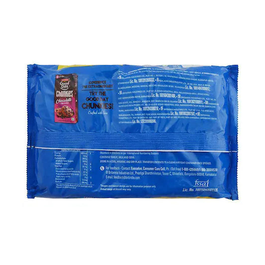 BRITANNIA GOOD DAY COOKIES 72G (3 FOR £1.10) - BUTTER BISCUITS