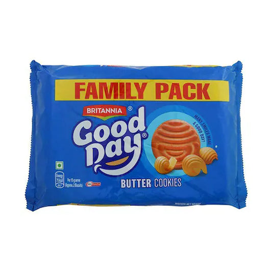 BRITANNIA GOOD DAY COOKIES 72G (3 FOR £1.10) - BUTTER BISCUITS