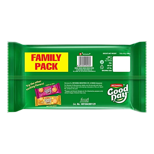 BRITANNIA GOOD DAY PISTA BADAM COOKIES FAMILY PACK (8X81G)