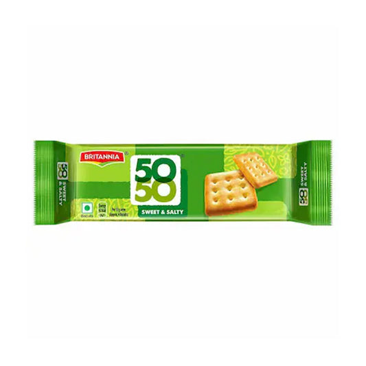 BRITANNIA 50-50 SWEET AND SALTY BISCUITS 62G