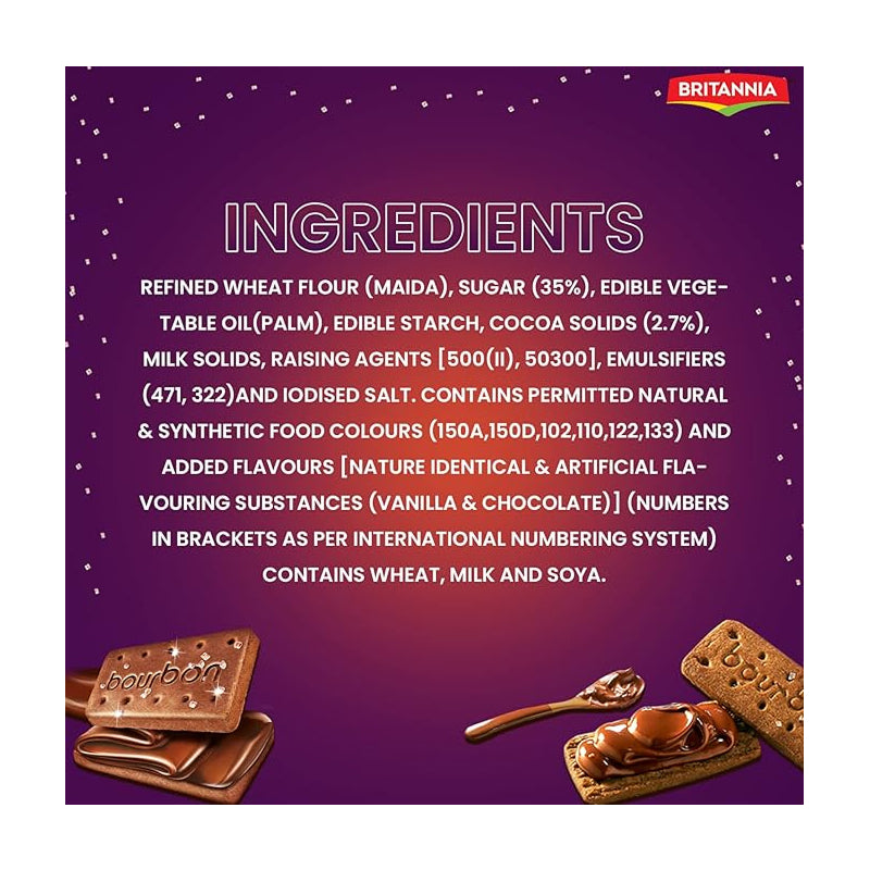 BRITANNIA BOURBON BISCUITS 400G
