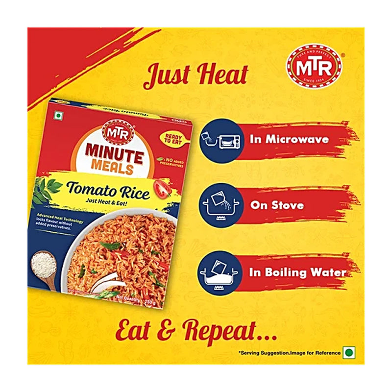 MTR READY TO EAT TOMATO RICE 250G
