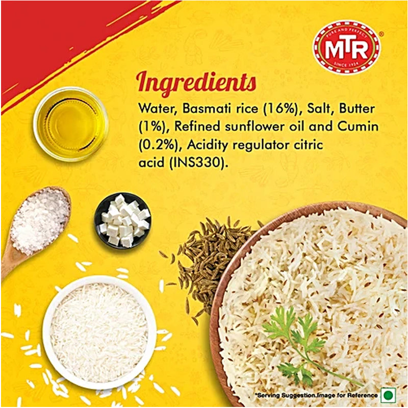 MTR READY TO EAT JEERA RICE 250G