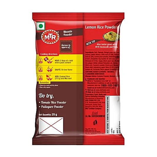 MTR LEMON RICE POWDER 100G
