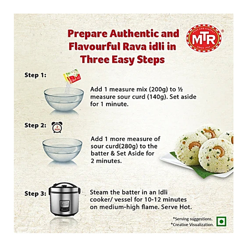 MTR RAVA IDLI MIX 500G