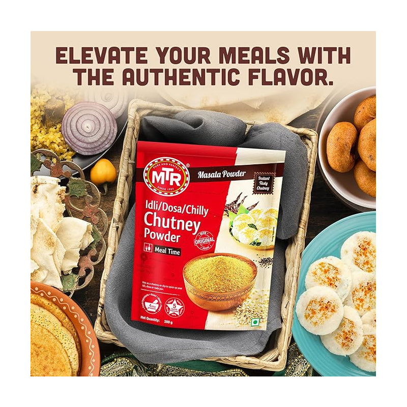 MTR IDLI-DOSA CHILLI CHUTNEY POWDER 200G
