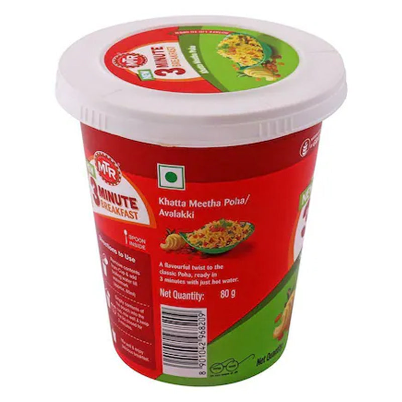 MTR 3 MIN CUPPA KHATTA MEETHA POHA 80G