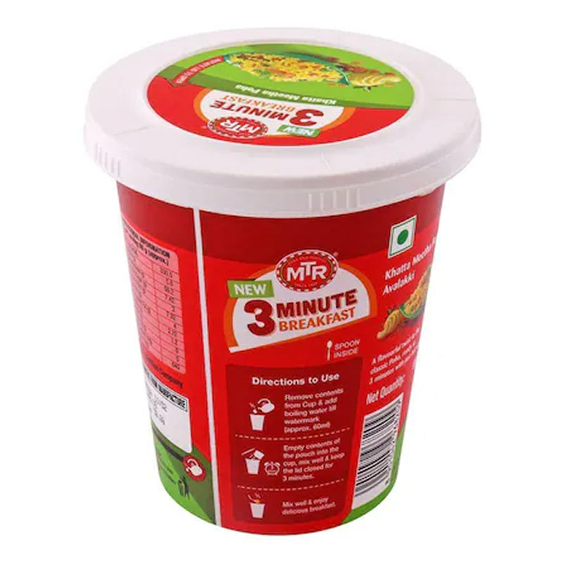 MTR 3 MIN CUPPA KHATTA MEETHA POHA 80G