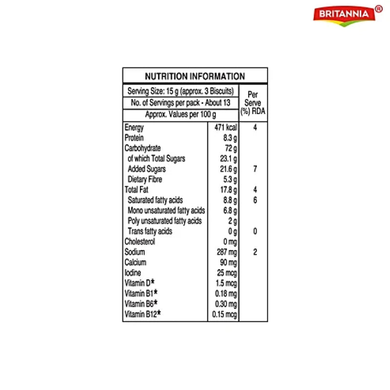 BRITANNIA MILK BIKIS BISCUITS - FAMILY PACK (6*90G)