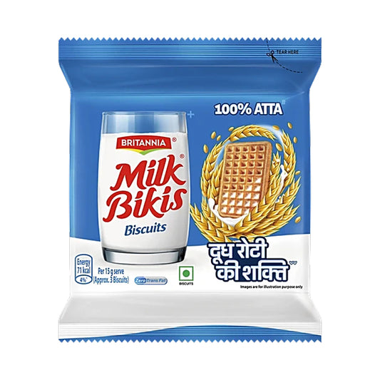 BRITANNIA MILK BIKIS BISCUITS - FAMILY PACK (6*90G)