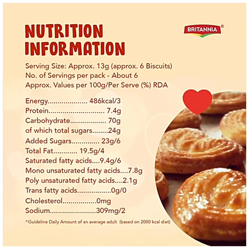 BRITANNIA LITTLE HEARTS 75G