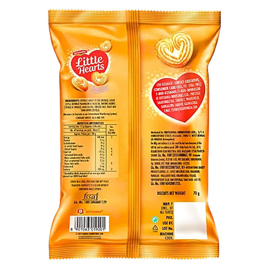BRITANNIA LITTLE HEARTS 75G