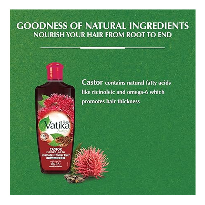 Vatika Naturals Multivitamin Castor Hair Oil