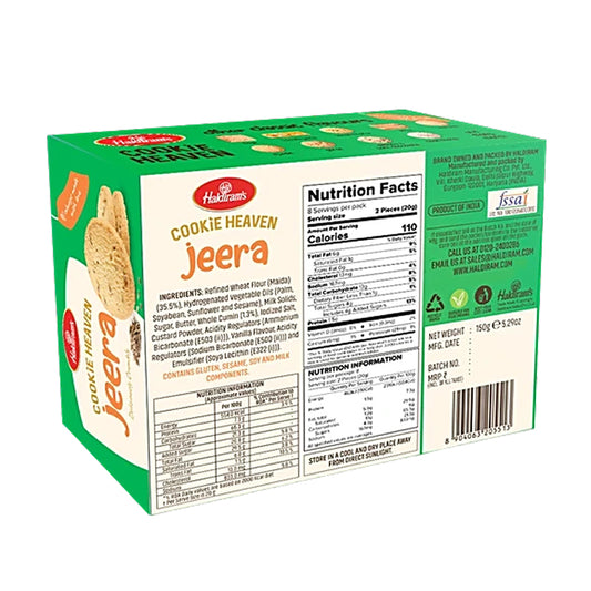 Haldiram's Jeera Cookies 150g