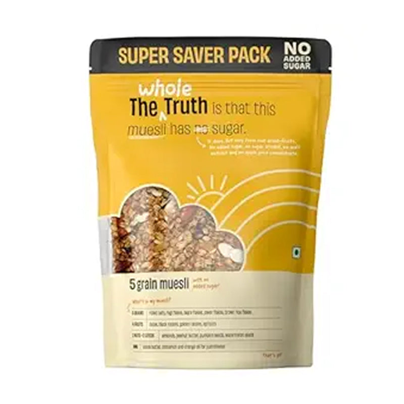 The Whole Truth Breakfast 5 Grain Muesli (No Added Sugar)