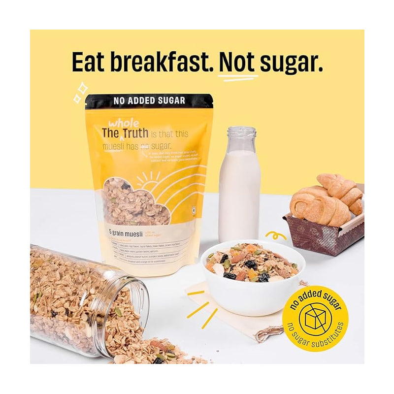The Whole Truth Breakfast 5 Grain Muesli (No Added Sugar)
