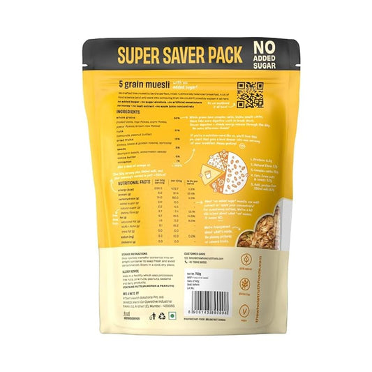The Whole Truth Breakfast 5 Grain Muesli (No Added Sugar)
