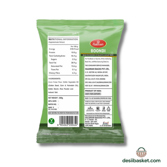 Haldiram's  Boondi Plain 200g