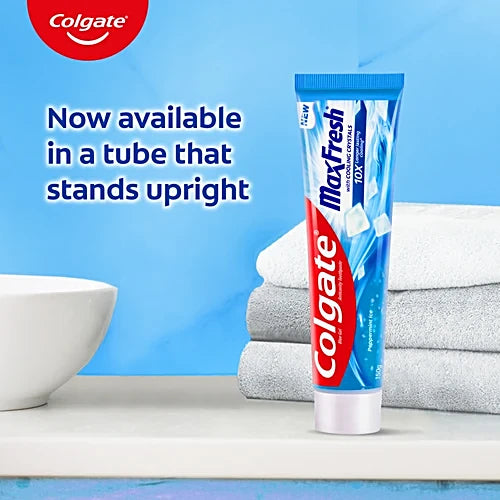 Colgate MaxFresh Toothpaste - Peppermint Ice, 150 g