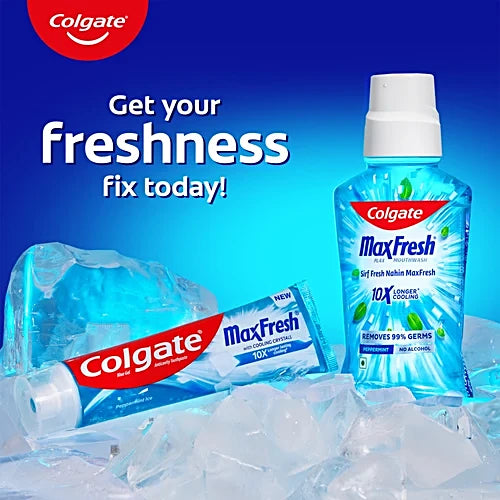 Colgate MaxFresh Toothpaste - Peppermint Ice, 150 g