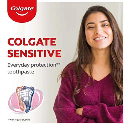 Colgate Sensitive Everyday Protection Toothpaste, 160 g (2x80g)