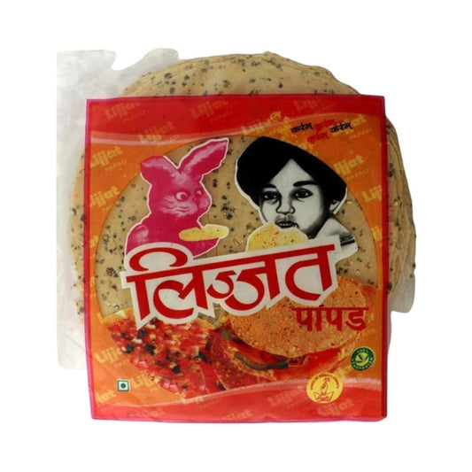 Lijjat Punjabi Masala Papad/Papadom 200g