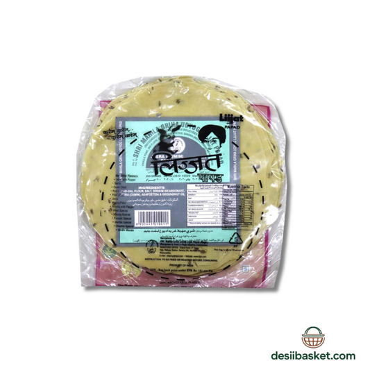 Lijjat Jeera Papad/Papadom 200g