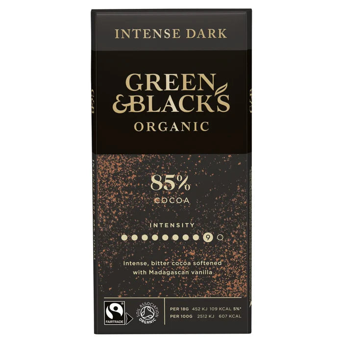 Green & Black’s Organic 85 % Dark Chocolate 90 g