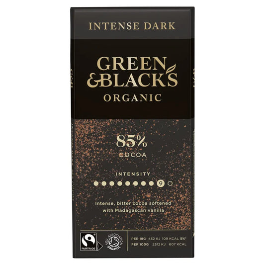 Green & Black’s Organic 85 % Dark Chocolate 90 g