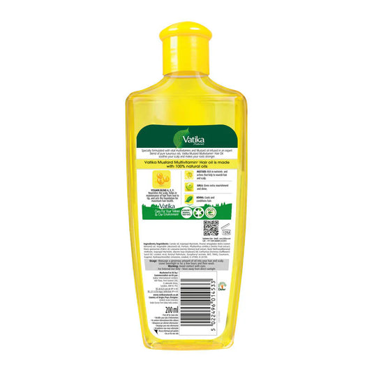 Vatika Mustard Multivitamin Hair Oil – 200 ml