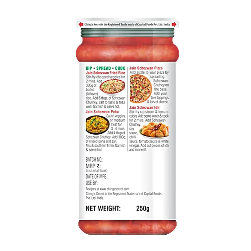 Ching's Secret Jain Schezwan Chutney