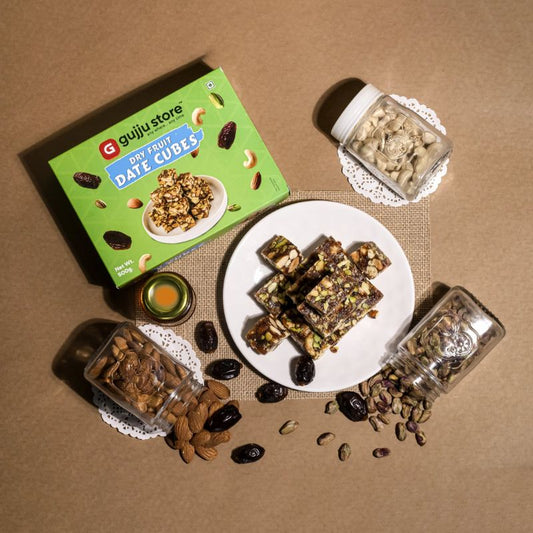 Dry Fruit Date Cubes 500g