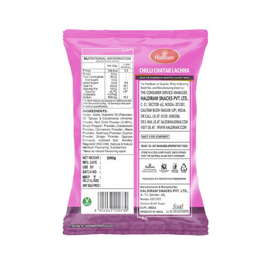 Haldiram's Chilli Chatak Lachha 200g