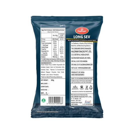 Haldiram's Long Sev 200g