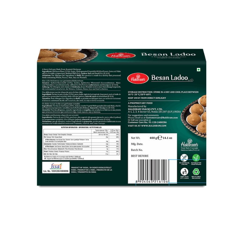 Haldiram's Besan Ladoo 400g