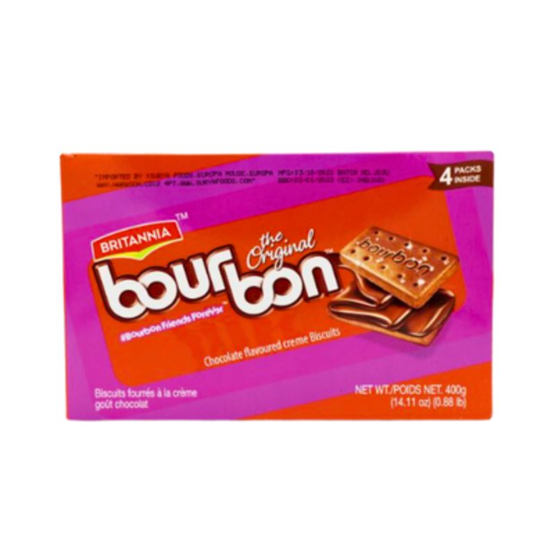 BRITANNIA BOURBON BISCUITS 400G