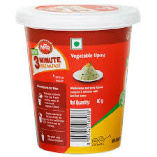 MTR 3 MIN CUPPA UPMA 80G - VEGETABLE