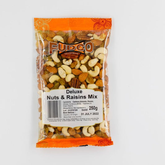 FUDCO DELUXE NUTS & RAISINS MIX 250gms