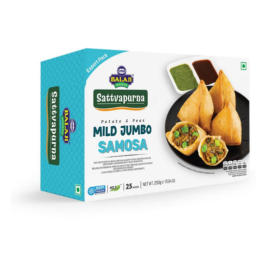 Balaji Mild Jumbo Samosa (Potato & Peas)