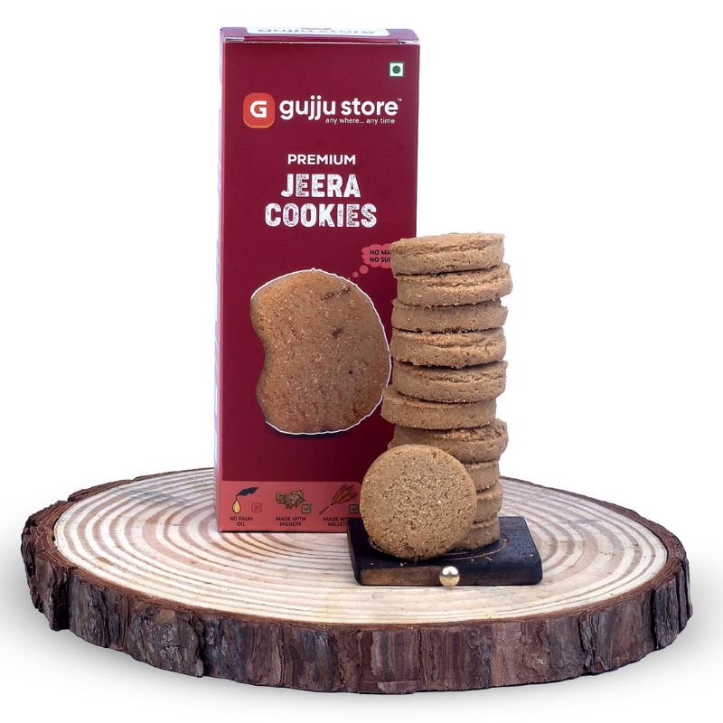 Gujju Store Jeera Cookies  Wholesome Crunch with a Spiced Twist 150g