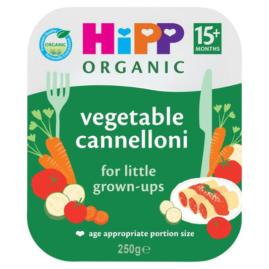 Hipp Organic Vegetable Cannelloni Meal 15+ Months 250 G