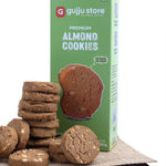 Gujju Store Almond Cookies  Wholesome Goodness in Every Bite 150g