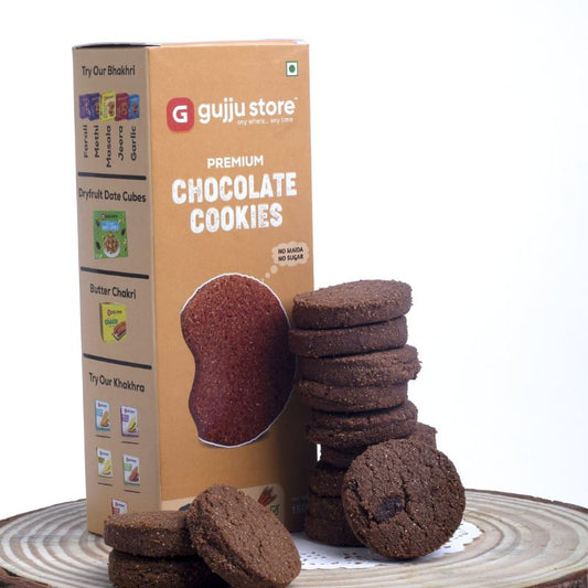 Gujju Store Chocolate Cookies Wholesome Indulgence with Millets 150g