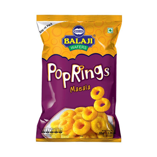 Balaji Masala Pop Rings 65g