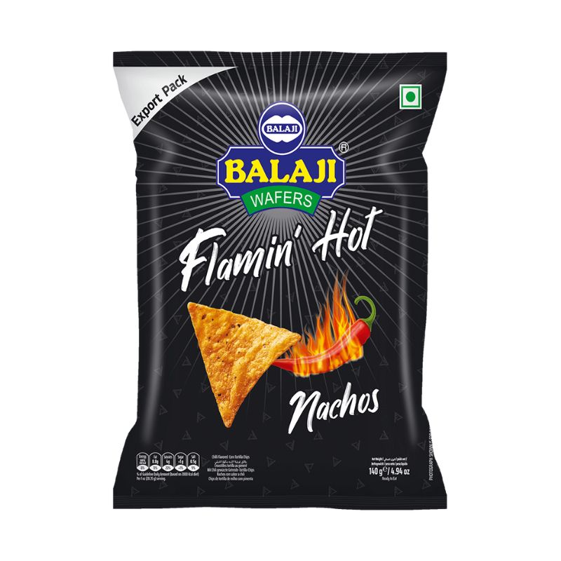 Balaji Flamin' Hot Nachos 140g