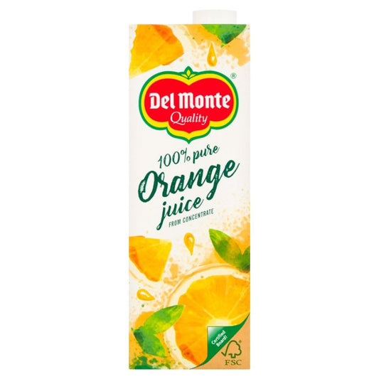 DEL MONTE 100% PURE ORANGE JUICE