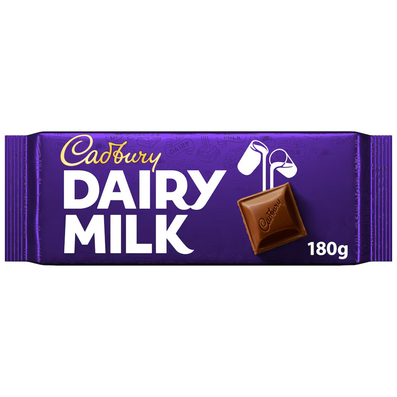 Cadbury Dairy Milk Chocolate Bar 180 g