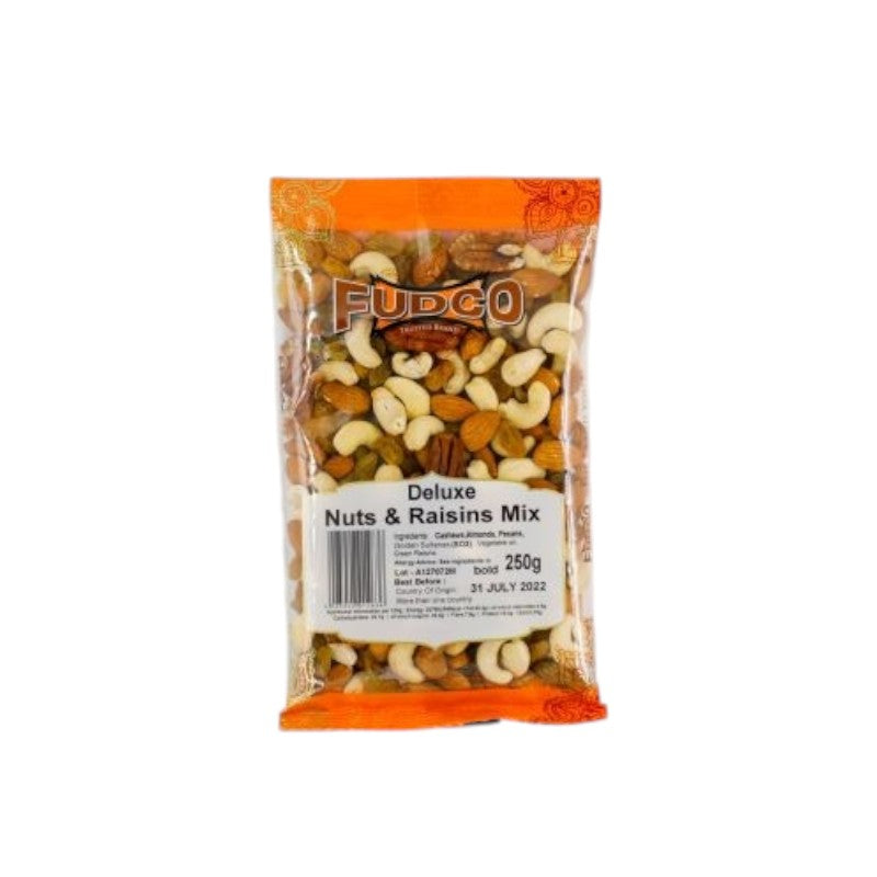 FUDCO DELUXE NUTS & RAISINS MIX 250gms