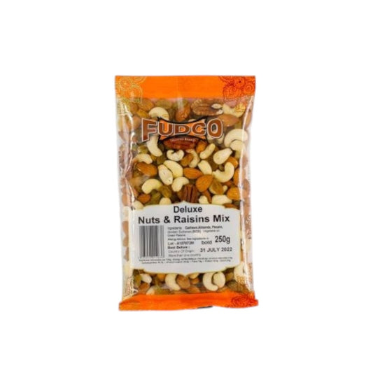 FUDCO DELUXE NUTS & RAISINS MIX 250gms